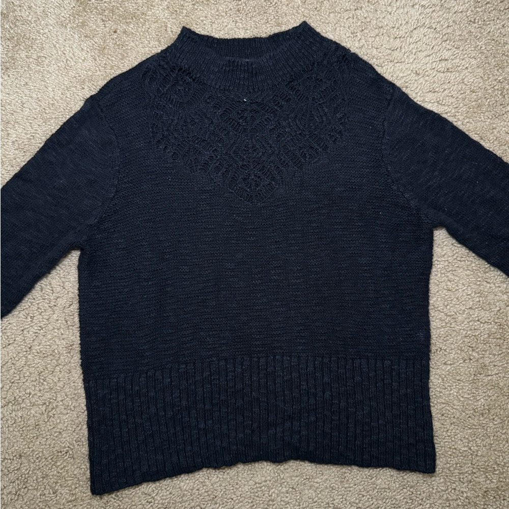 Francesca’s Black Knit Sweater